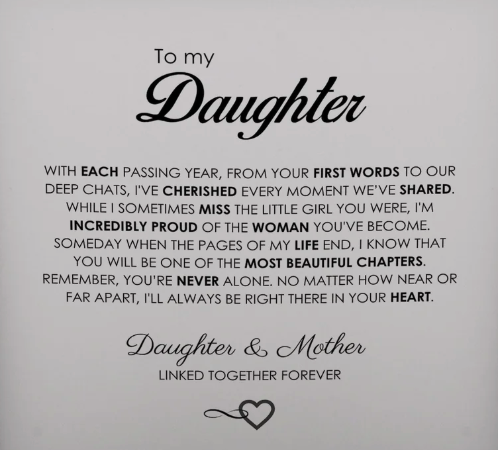 "To My Daughter" Forever Connected Bracelet