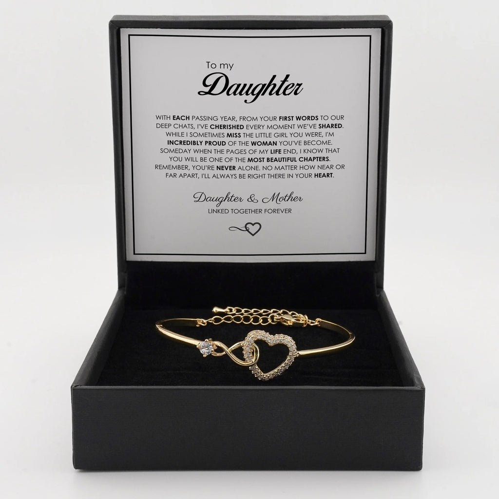 "To My Daughter" Forever Connected Bracelet